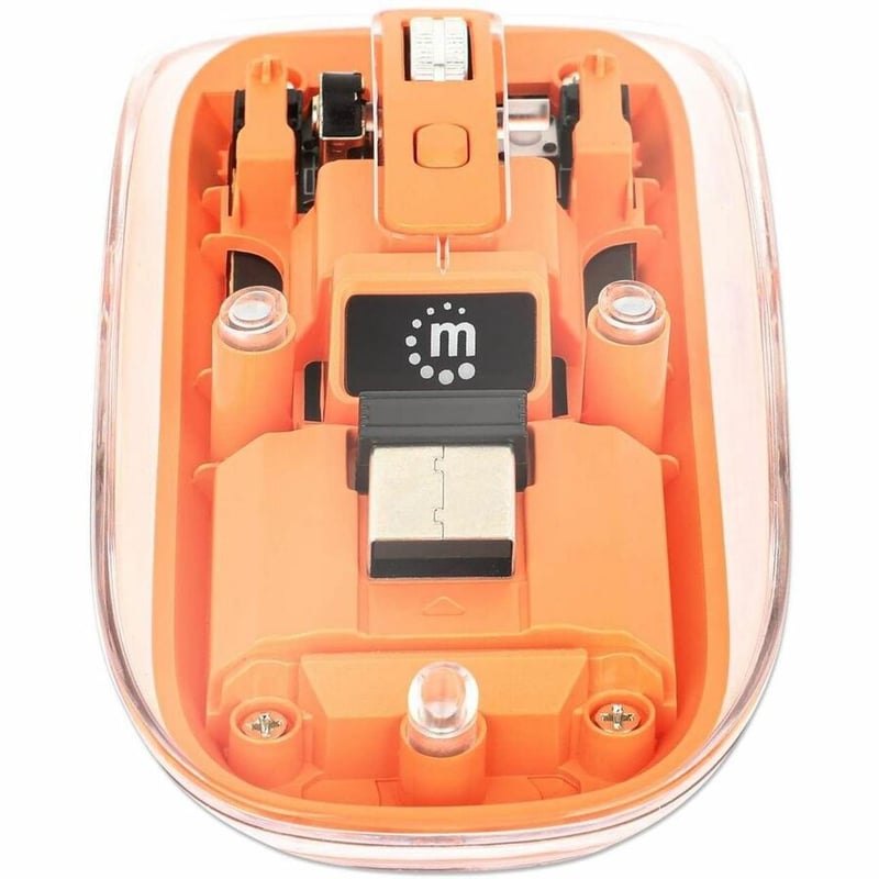 Manhattan Transparent Rechargeable Wireless USB Mouse - Thumbnail 5
