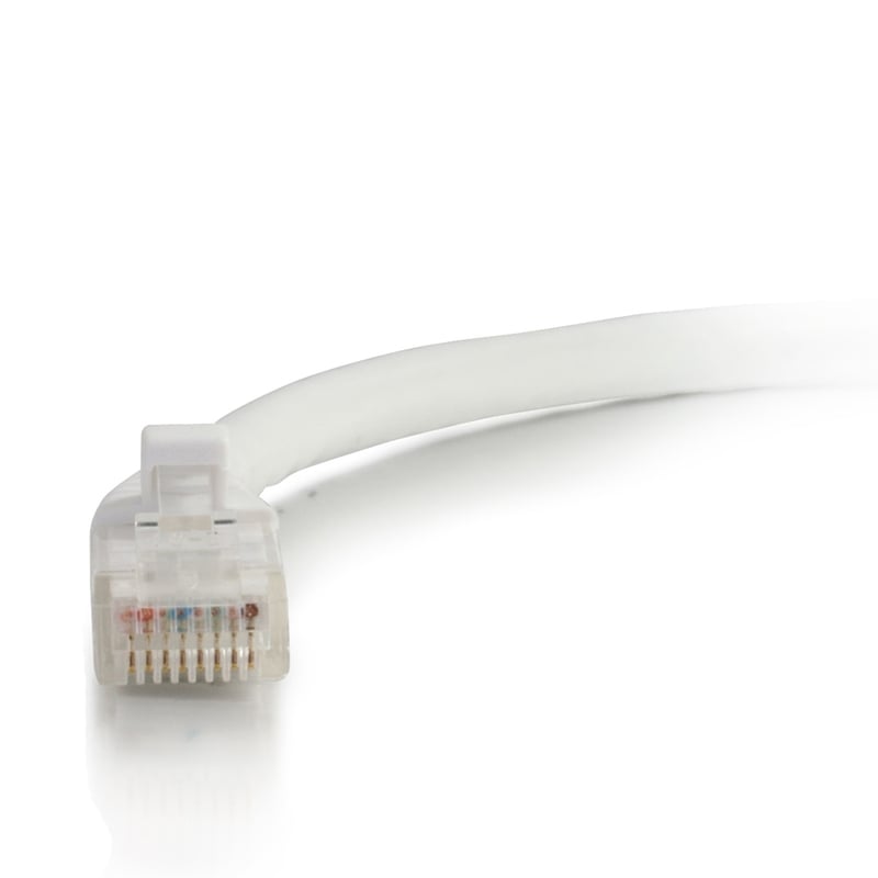 C2G 10ft Cat6a Snagless Unshielded (UTP) Ethernet Cable - Cat6a Network Patch Cable - PoE - White - Thumbnail 2