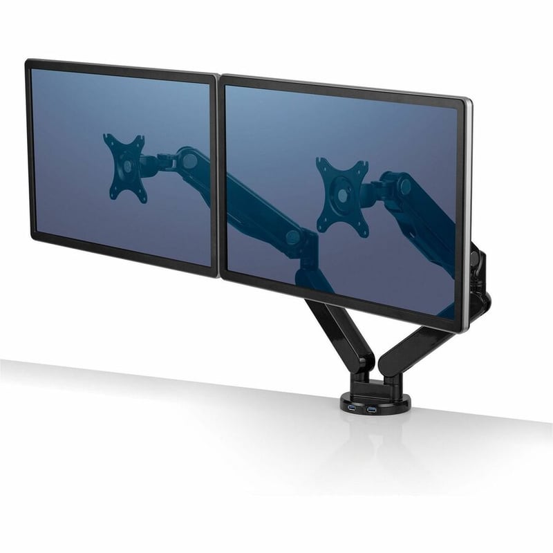 Fellowes Platinum Series Dual Monitor Arm - Thumbnail 5