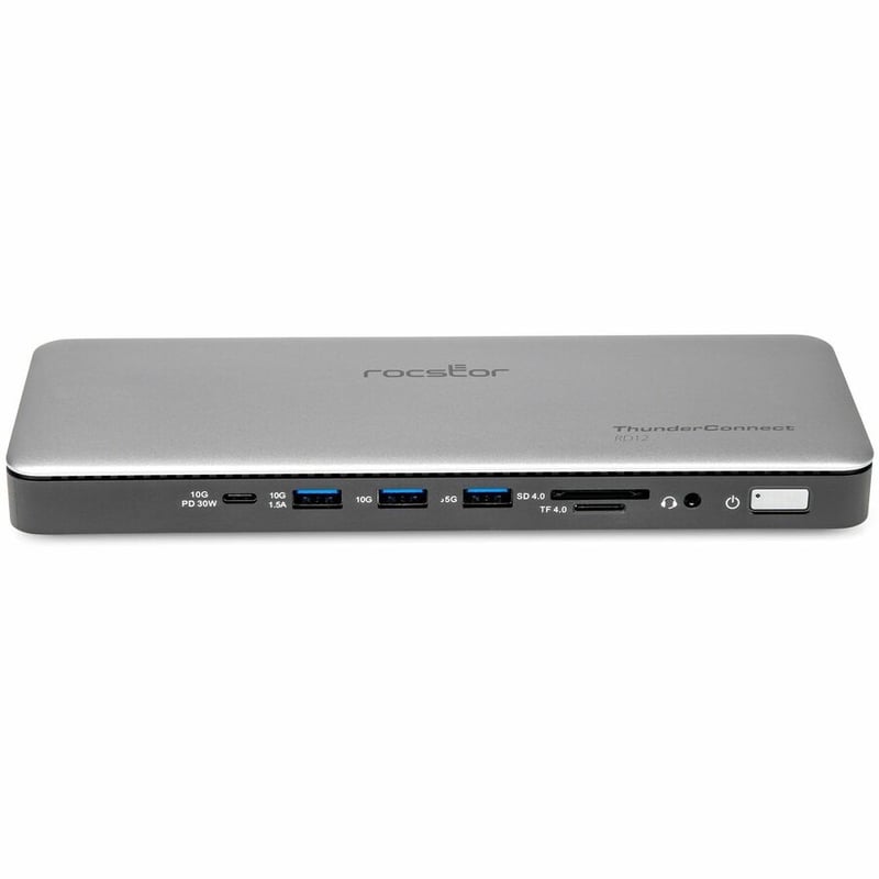 THUNDERBOLT DOCKING STATION THUNDERCONNECT RD12 4 QUAD DISPLAY - Thumbnail 3