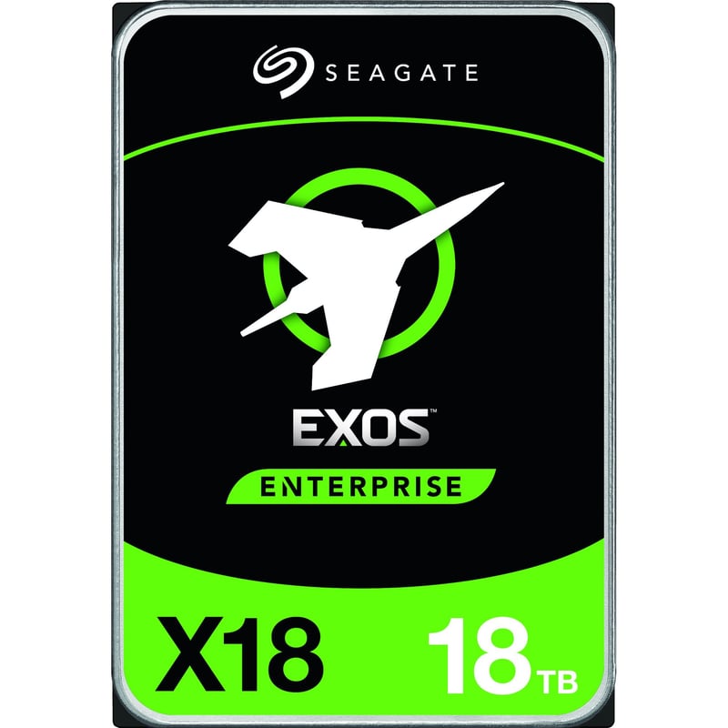 Seagate Exos X18 ST18000NM001J-20PK 18 TB Hard Drive - Internal - SATA (SATA/600) - Thumbnail 1