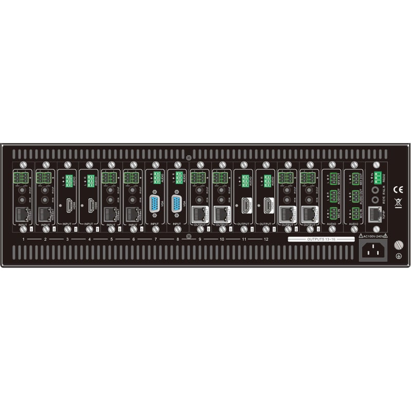 KanexPro 4K Flexible 16 Input / Output Seamless Matrix Switcher - Thumbnail 3