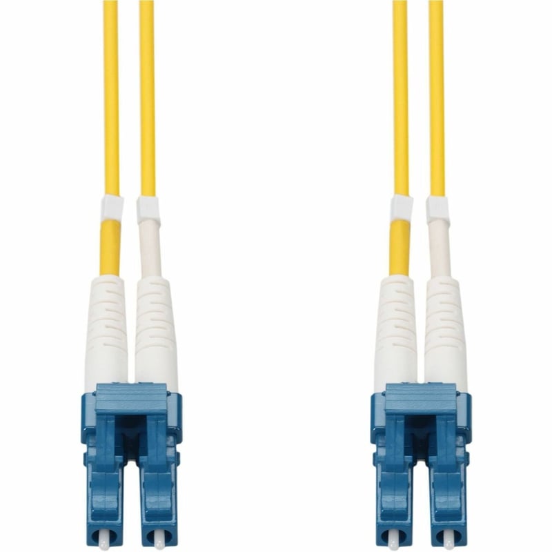 AddOn 3m LC to LC Yellow OM4 Duplex OFNP (Plenum-Rated) TAA Fiber Patch Cable - Thumbnail 1