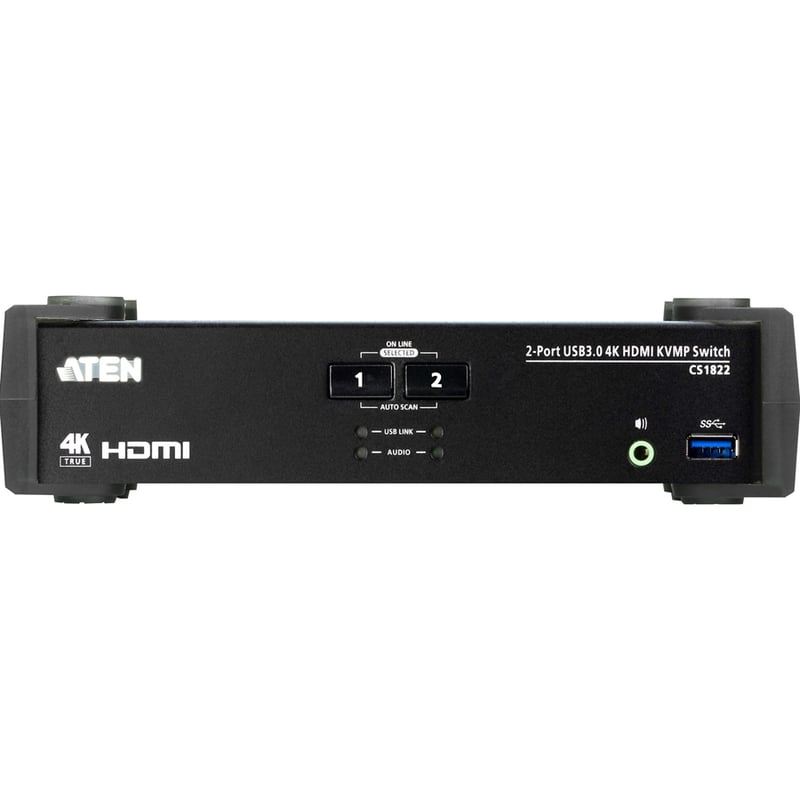ATEN 2-Port USB 3.0 4K HDMI KVMP Switch - Thumbnail 2