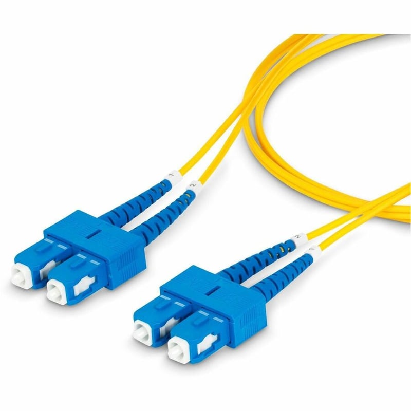 StarTech.com 10m (32.8ft) SC to SC (UPC) OS2 Single Mode Duplex Fiber Optic Cable, 9/125m, 40G/100G, LSZH Fiber Patch Cord - Thumbnail 5