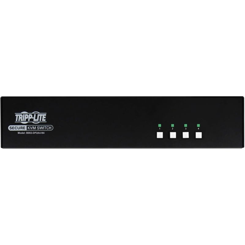 Tripp Lite by Eaton Secure KVM Switch, 4-Port, Dual Head, DisplayPort to DisplayPort, 4K, NIAP PP4.0, Audio, TAA - Thumbnail 3