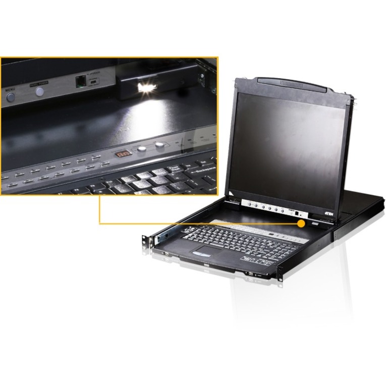 ATEN CL5816N Rackmount LCD-TAA Compliant - Thumbnail 3