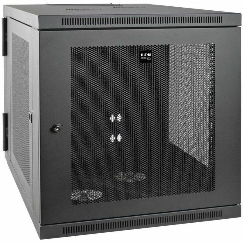 Tripp Lite by Eaton SmartRack 12U Server-Depth Wall-Mount Small Rack Enclosure Hinged Back - Thumbnail 2