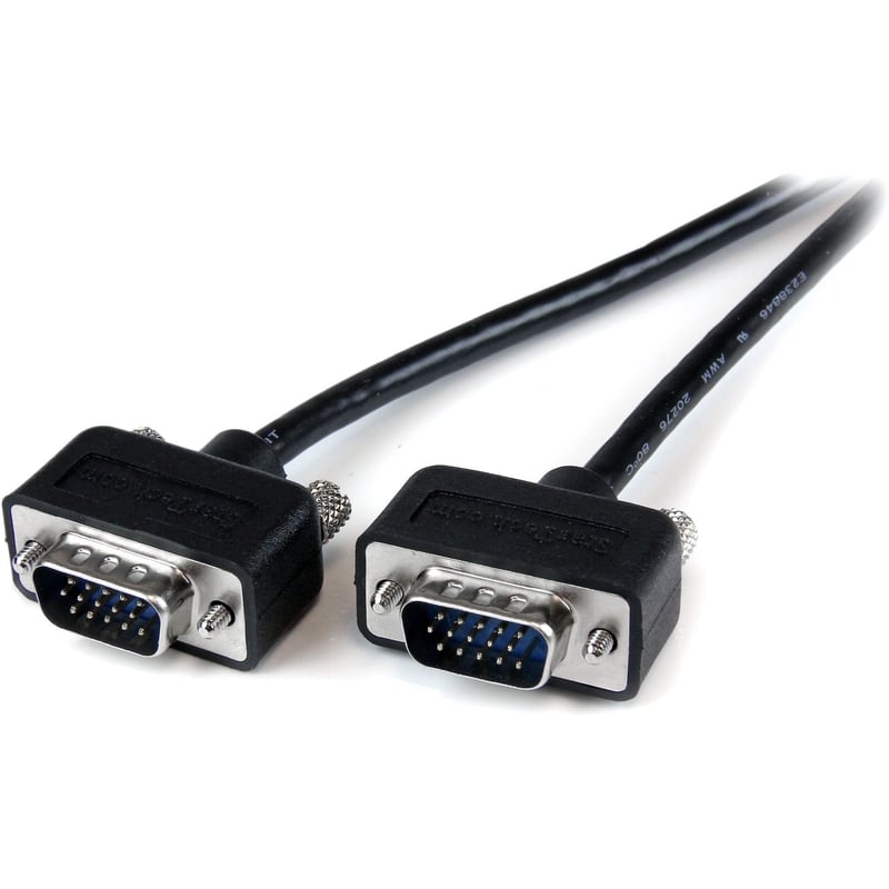 StarTech.com 6 ft Low Profile High Resolution Monitor VGA Cable - Thumbnail 1