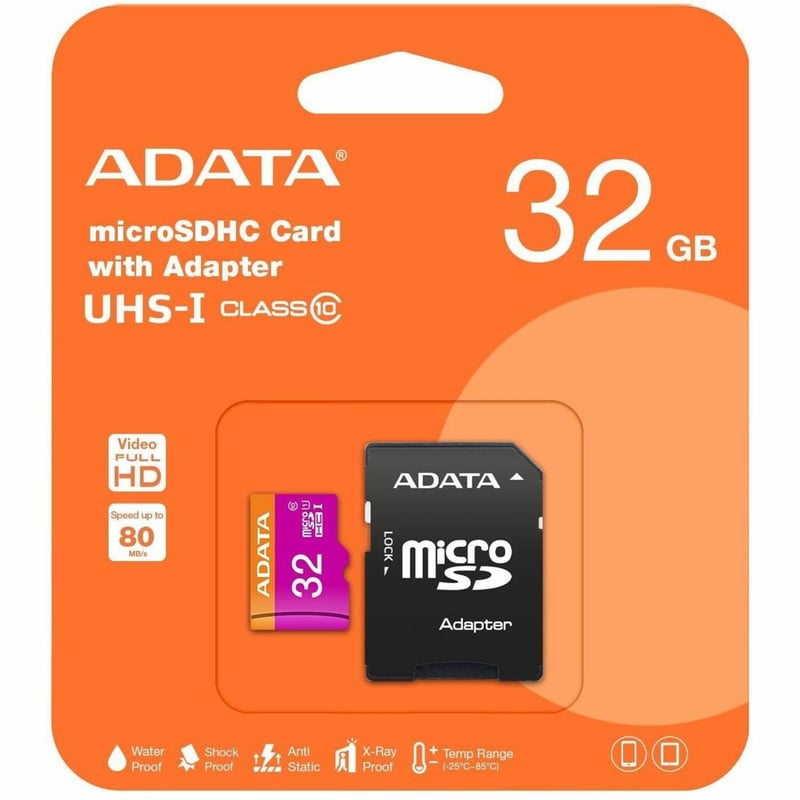 Adata Premier 32 GB Class 10/UHS-I microSDHC - Thumbnail 1