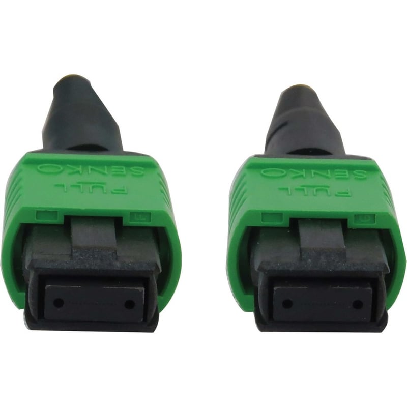Eaton Tripp Lite Series 40/100G Singlemode 9/125 OS2 Fiber Optic Cable (12F MTP/MPO-APC F/F), LSZH, Yellow, 7 m (23 ft.) - Thumbnail 3