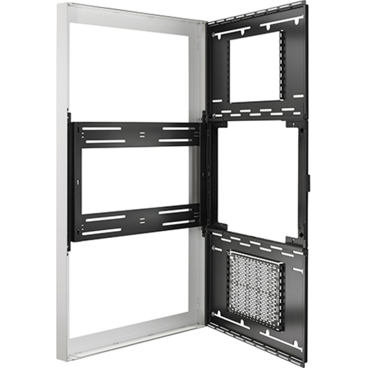 Milestone Impact On-Wall Kiosk - Portrait 75" White - Thumbnail 4