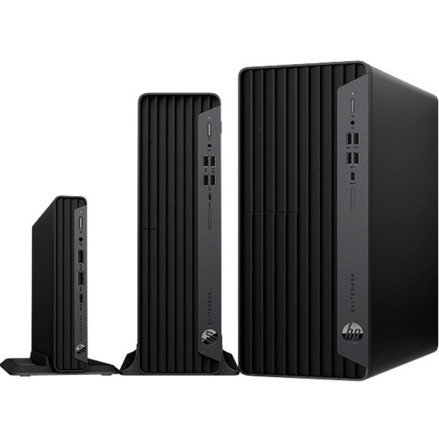 HP EliteDesk 805 G6 Desktop Computer - AMD Ryzen 5 PRO 4650G - 32 GB - 256 GB SSD - Desktop Mini - Thumbnail 2