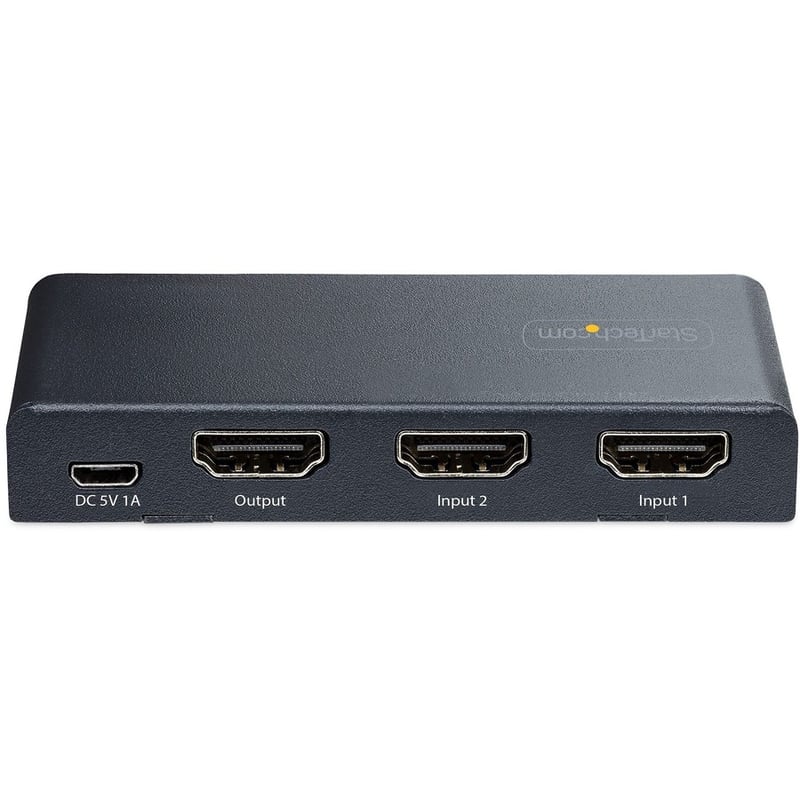 StarTech.com 2-Port 8K HDMI Switch, HDMI 2.1 Switcher 4K 120Hz/8K 60Hz UHD, HDR10+, HDMI Switch 2 In 1 Out, Auto/Manual Source Switching - Thumbnail 3