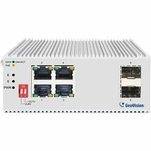 4 POE+ 10/100/1000 BASET X 2GIGABIT SPF PORTS INDUSTRIAL GRADE - Thumbnail 1