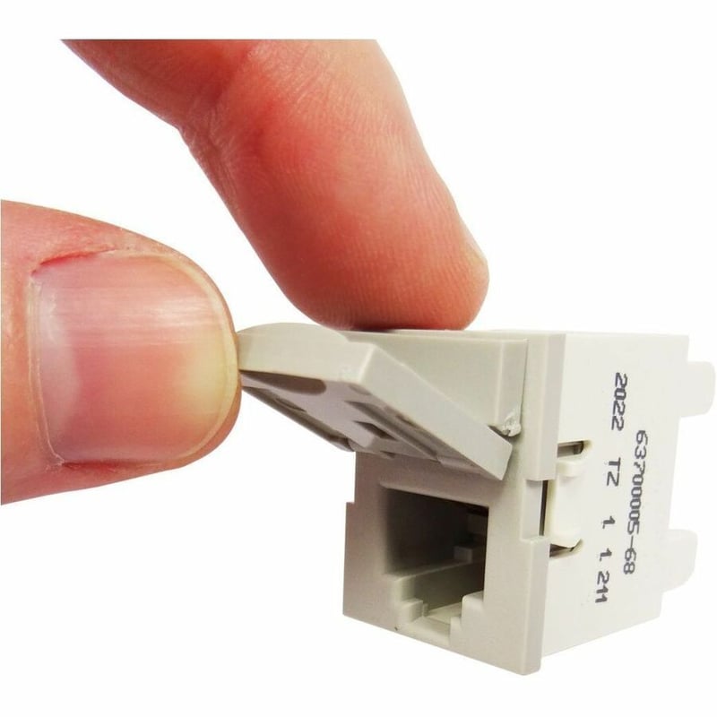 Ortronics Colored Designation Shutters cover unoccupied ports (package of 100) - Thumbnail 4