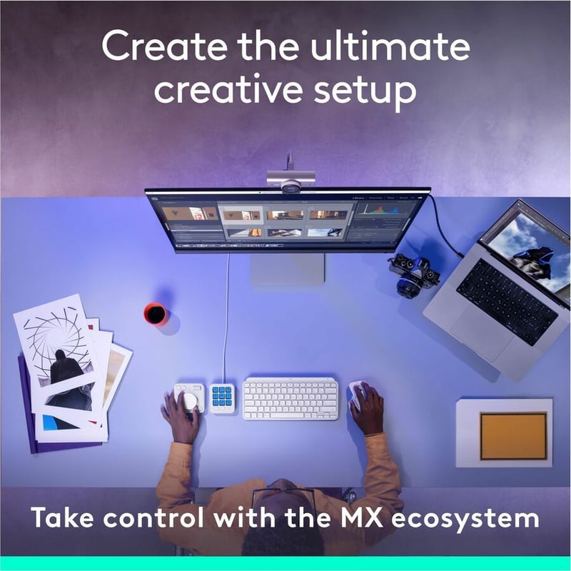 MX CREATIVE CONSOLE KEYBOARD PALE GREY