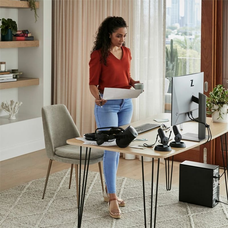 HP Elite 800 G9 Desktop Computer - Intel Core i3 13th Gen i3-13100 - 128 GB - 1 TB PCI Express NVMe SSD - Tower - Thumbnail 4