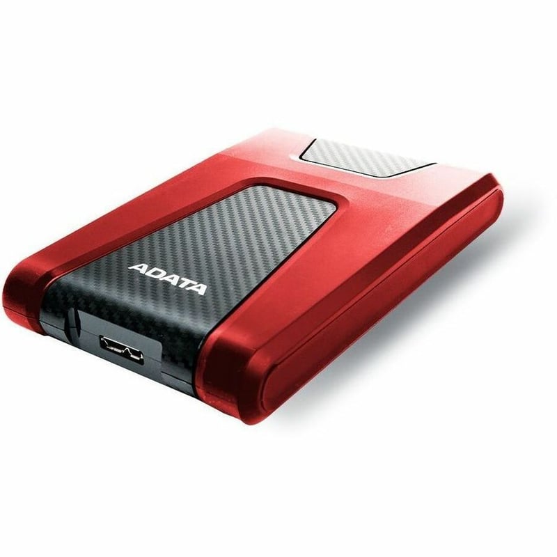 Adata DashDrive Durable HD650 AHD650-1TU31-CRD 1 TB Portable Hard Drive - 2.5" External - Red - Thumbnail 3