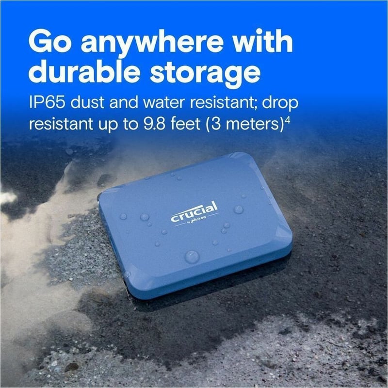 CRUCIAL X10 1TB PORTABLE SSD - Thumbnail 3