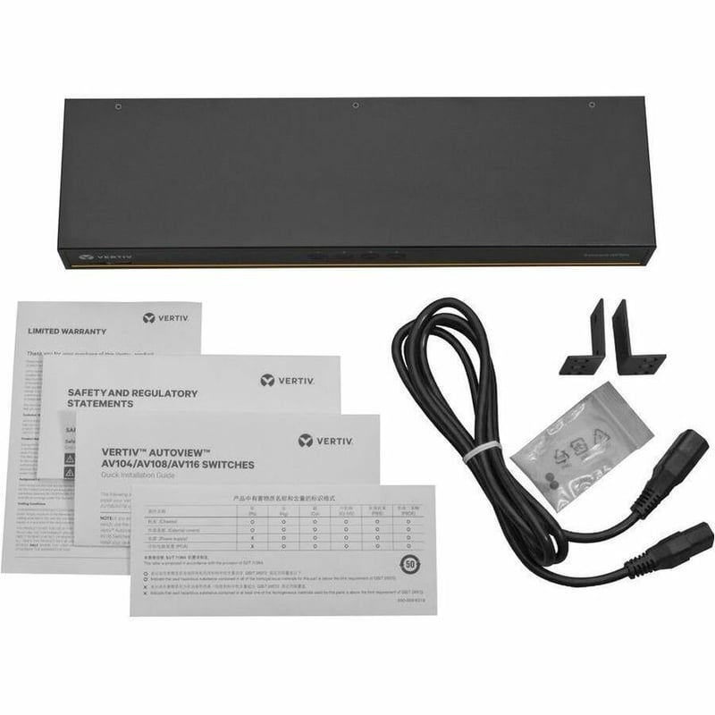 Avocent AV108 8-Port Single-User Analog KVM Switch - Thumbnail 4