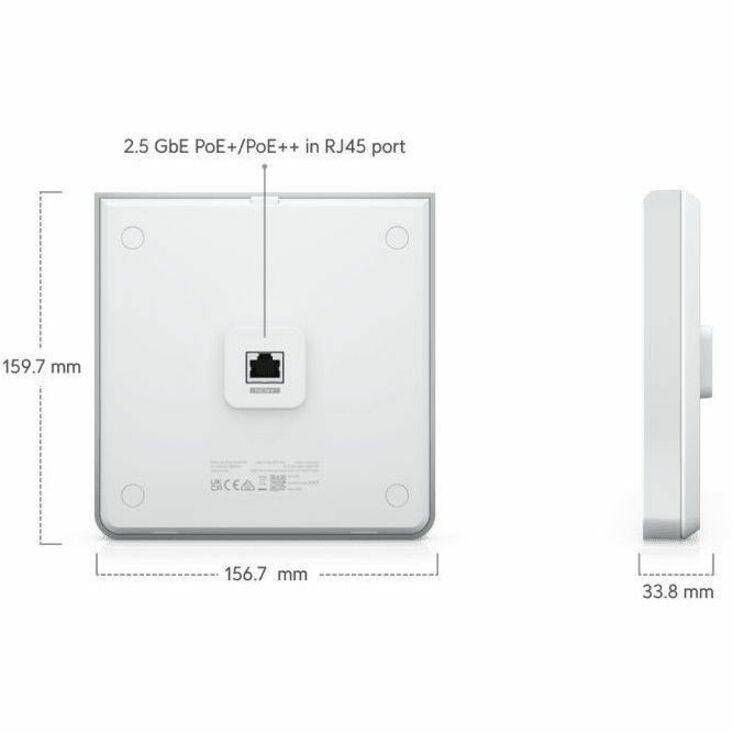 Ubiquiti U6 Enterprise Tri Band IEEE 802.11ax 9.93 Gbit/s Wireless Access Point - Thumbnail 5
