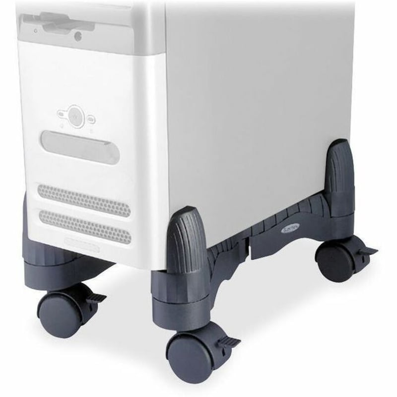 Kantek Mobile CPU Stand Slim Sleek Design Adjustable for Range of CPUs - Thumbnail 3