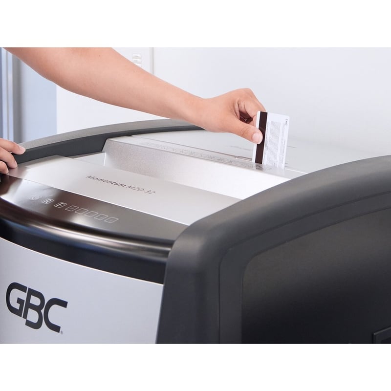 GBC Momentum Paper Shredder, M20-32, Micro-Cut, Anti-Jam, 20 Sheets - Thumbnail 3
