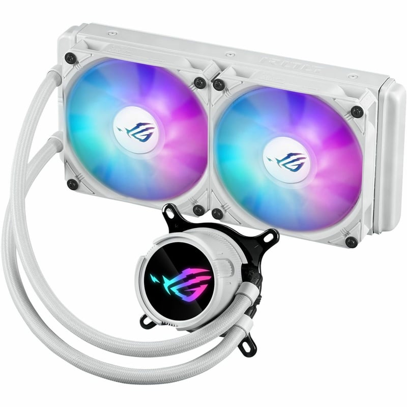 Asus ROG Strix LC III 240 ARGB White Edition Cooling Fan/Radiator/Water Block/Pump - 1 Pack - Thumbnail 1