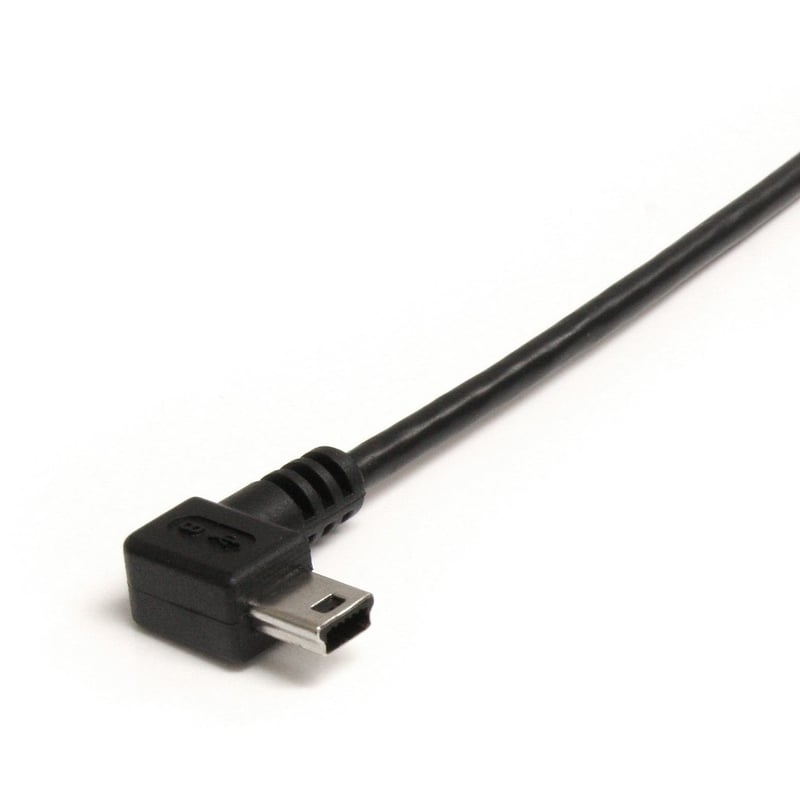 StarTech.com 6 ft Mini USB Cable - A to Right Angle Mini B - Thumbnail 2