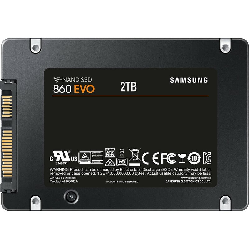 Samsung 860 EVO 2 TB Solid State Drive - 2.5" Internal - SATA (SATA/600) - Thumbnail 4