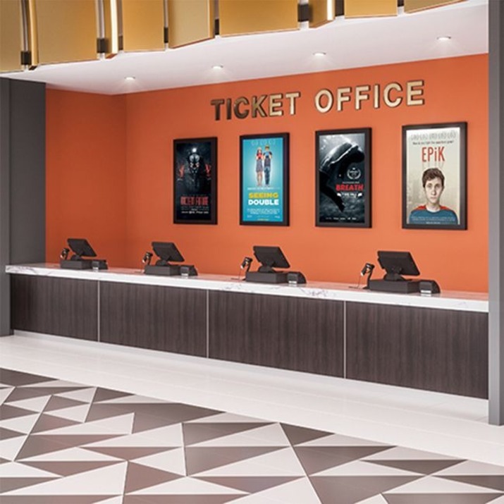 Chief Impact On-Wall Kiosk - Portrait 40 Inch Black - Thumbnail 2