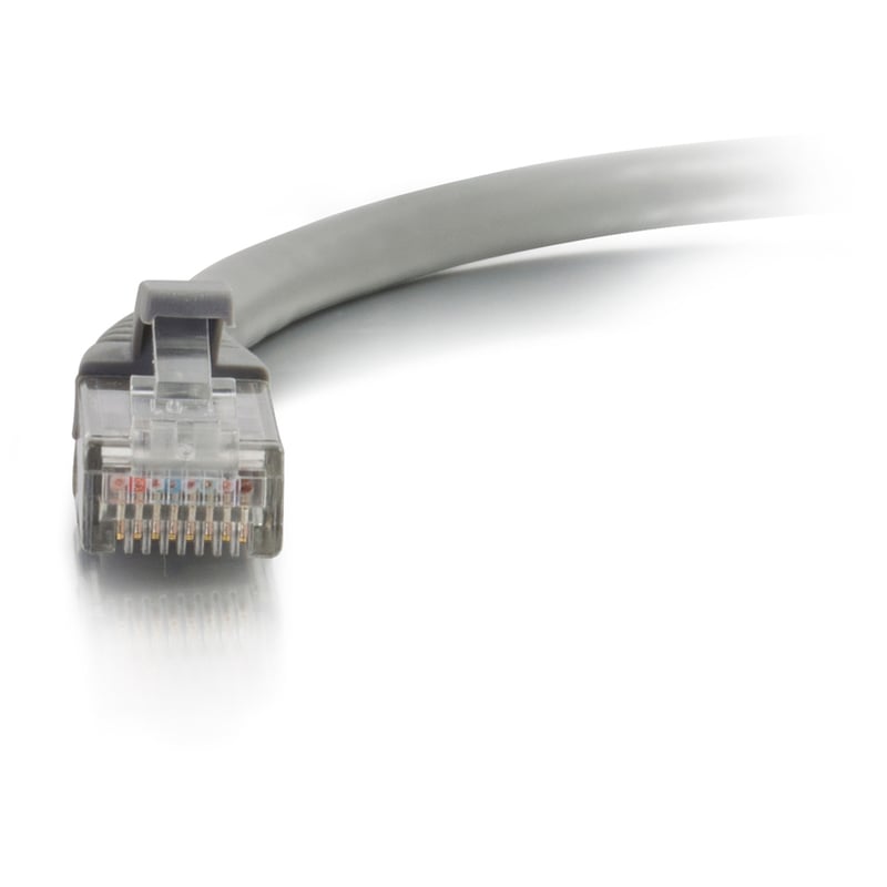 C2G 3ft Cat5e Ethernet Cable - Snagless Unshielded (UTP) - Gray - Thumbnail 2