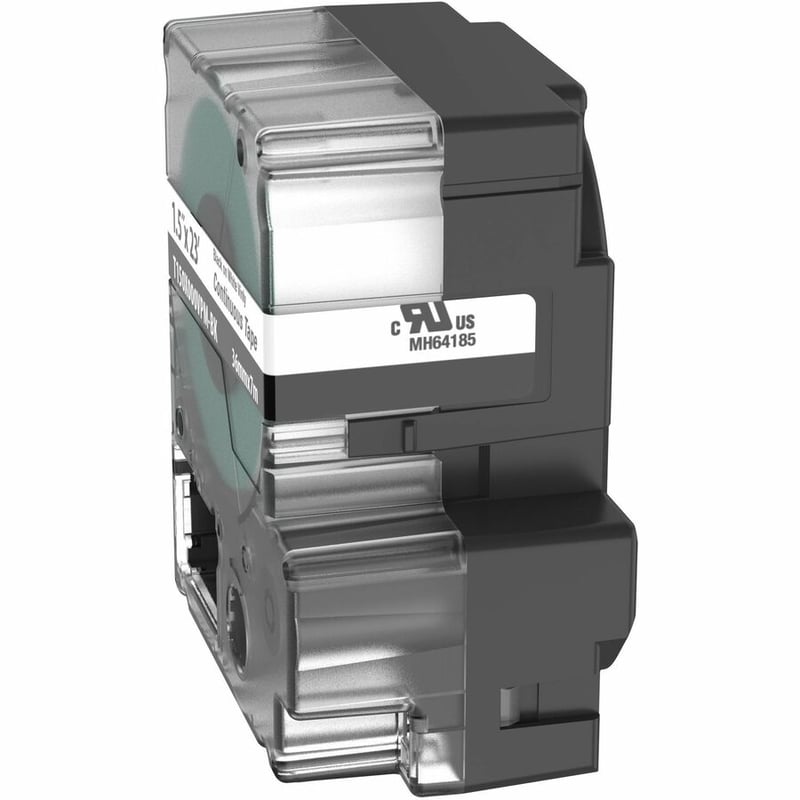 Panduit PXE T150X000VPM-BK MP Printer Cont. Tape, Safety & ID, Vinyl, Blk/Wht, 1.5" W - Thumbnail 2