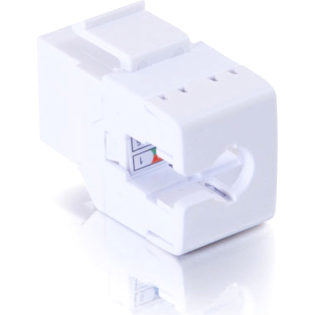 CAT6 180 KEYSTONE JACK WHT - Thumbnail 2