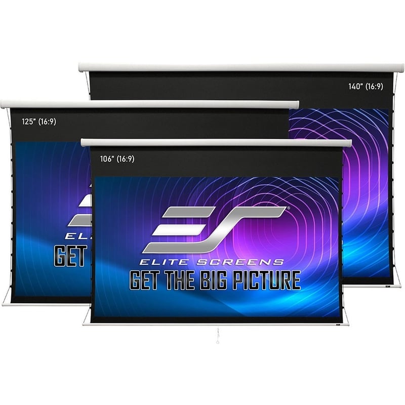 Elite Screens Manual Tab-Tension 2 MT140XWH2 140" Projection Screen - Thumbnail 2