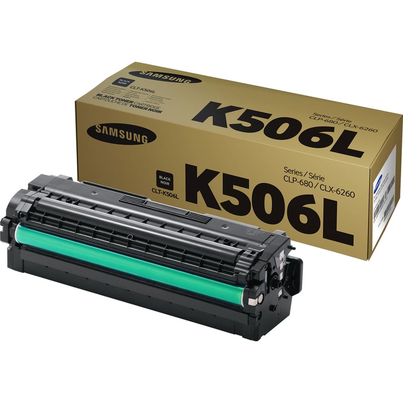 Samsung CLT-K506L (SU175A) Toner Cartridge - Black - Thumbnail 2
