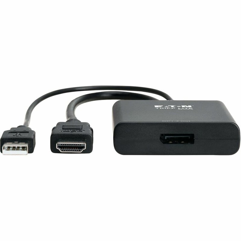 Eaton Tripp Lite Series 8K HDMI to DisplayPort Active Converter (M/F) with USB Power, 1 ft. (0.3 m) - Thumbnail 4