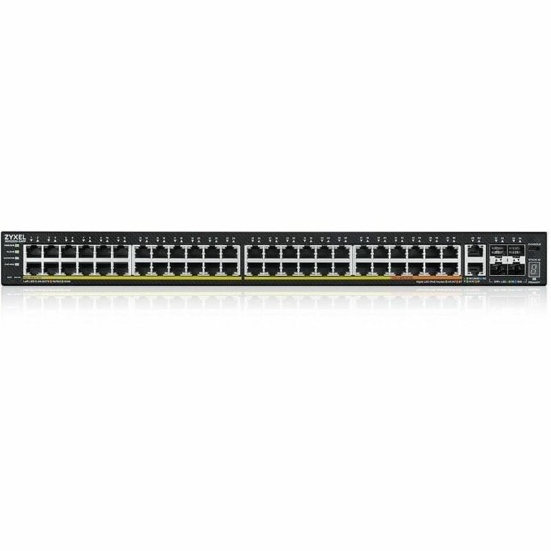 ZYXEL XGS2220-54FP 48-Port Gigabit L3 Managed and Nebula Pro Cloud Managed Switch | 40 PoE+ / 10 PoE++ Ports at 960W with 4 SFP+ 10G Uplinks and 2 10G Ethernet Ports - Thumbnail 2