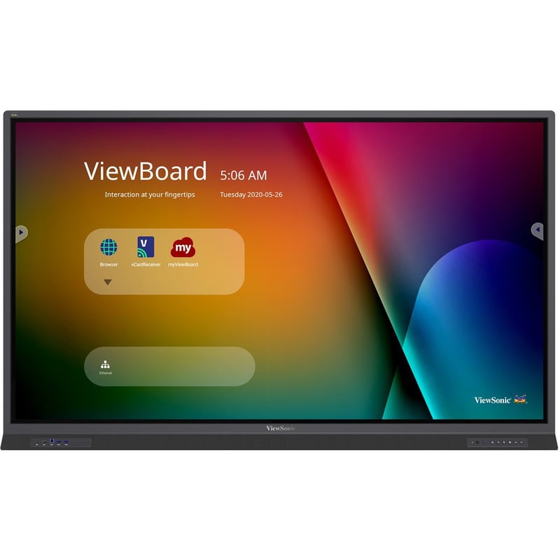 ViewSonic ViewBoard IFP7552-1TAA - 4K TAA Compliant Interactive Display with Integrated Software - 400 cd/m2 - 75" - Thumbnail 1