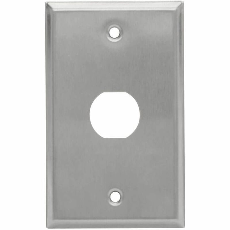 Tripp Lite by Eaton 1-Port Single Gang Faceplate Stainless Steel Industrial Grade IP44 TAA - Thumbnail 4