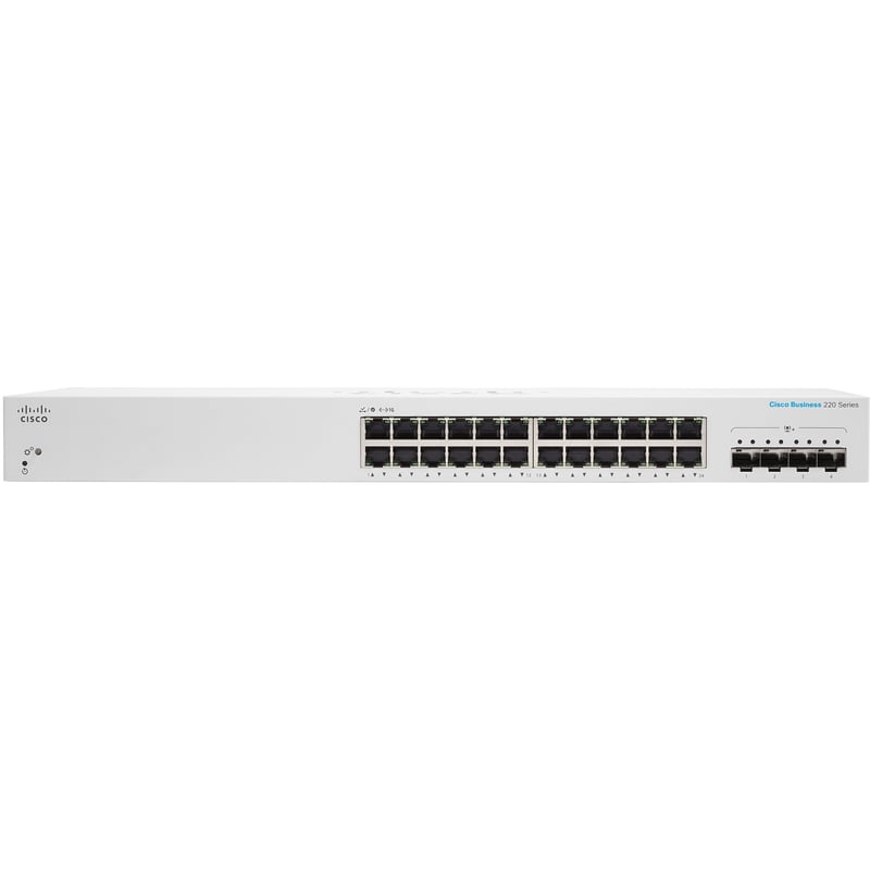 CBS220 SMART 24-PORT GE, 4X10G SFP+ - Thumbnail 1