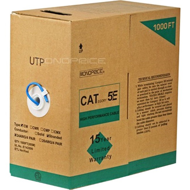 Monoprice Cat. 5e UTP Network Cable - Thumbnail 1