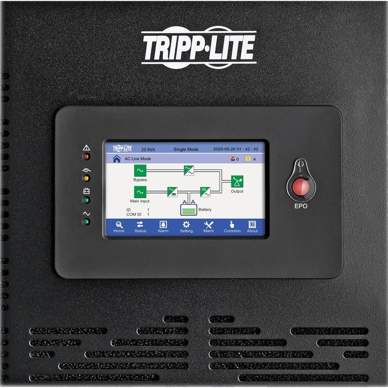 Eaton Tripp Lite Series 3-Phase 208/220/120/127V 10kVA/kW Double-Conversion UPS - Unity PF, 3 Internal Battery Strings - Battery Backup - Three Phase UPS - Thumbnail 2
