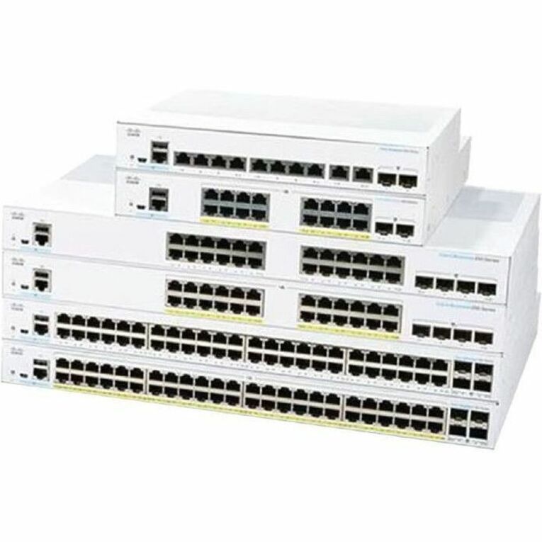 CBS250 SMART 24-PORT GE, FULL POE, 4X10G SFP+ REMANUFACTURED - Thumbnail 3