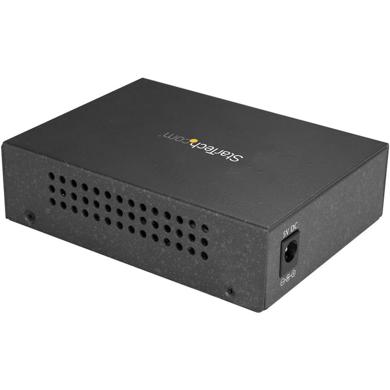 StarTech.com Multimode SC Fiber Ethernet Media Converter - 1000BASE-SX Gigabit Fiber Optic to Copper Bridge - 10/100/1000 Network - 550m - Thumbnail 2