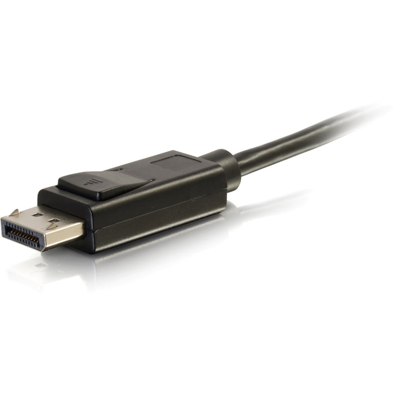 C2G 6ft 4K Mini DisplayPort to DisplayPort Cable - 4K 30Hz - Black - M/M - Thumbnail 2