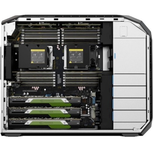 HP Z8 G4 Workstation - Intel Xeon Silver 4210R - 64 GB - Tower - Black - Thumbnail 2
