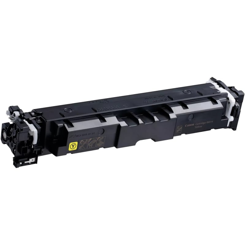 Canon 069 Original High Yield Laser Toner Cartridge - Yellow - 1 Pack - Thumbnail 1