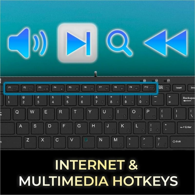 Adesso EasyTouch Rackmount Touchpad Keyboard - Thumbnail 5